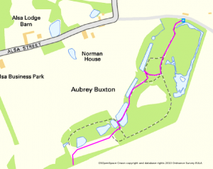 Aubrey Buxton Nature Reserve walking route